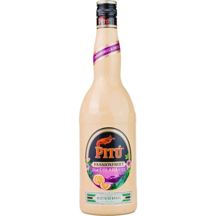 PITÚ ORIGINAL Colada de maracuyá - Licor a base de cachaça - 70CL - 15%