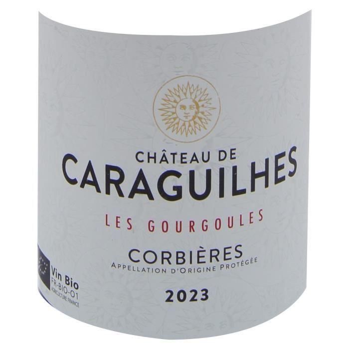 Château des Caraguilhes 2023 Cuvée Les Gourgoules Corbieres - Vino tinto de Languedoc-Rosellón - Ecológico 1