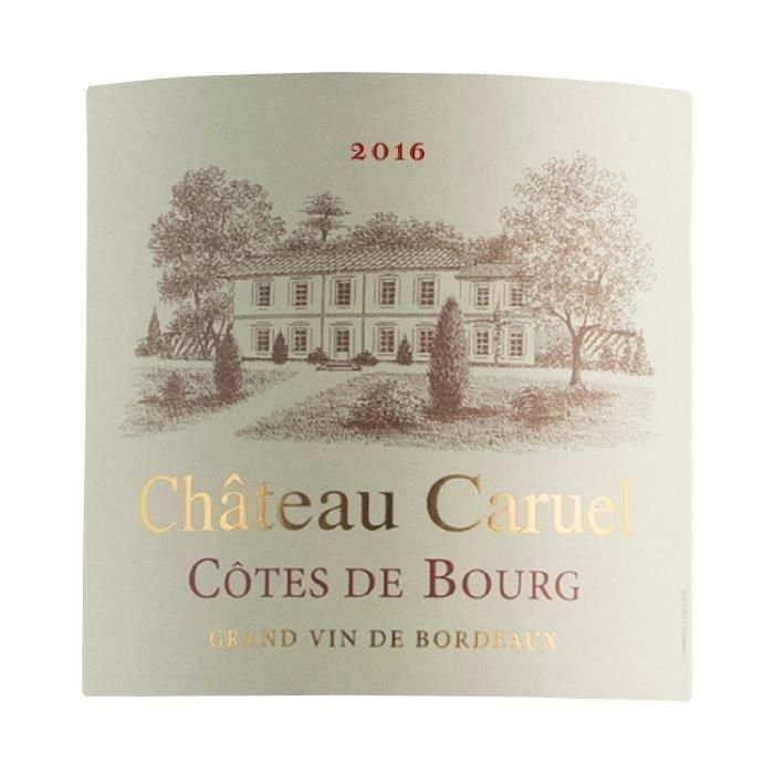 Château Caruel 2016 Côtes de Bourg - Vino tinto de Burdeos 1