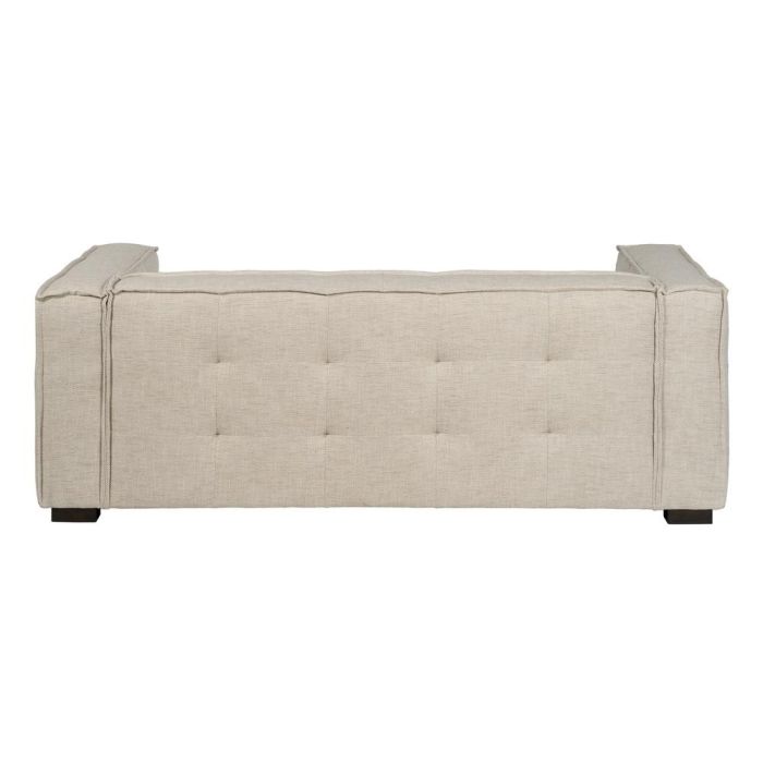 Sofá 3 Plazas Beige Tejido Sibaris 218 X 102 X 77 cm