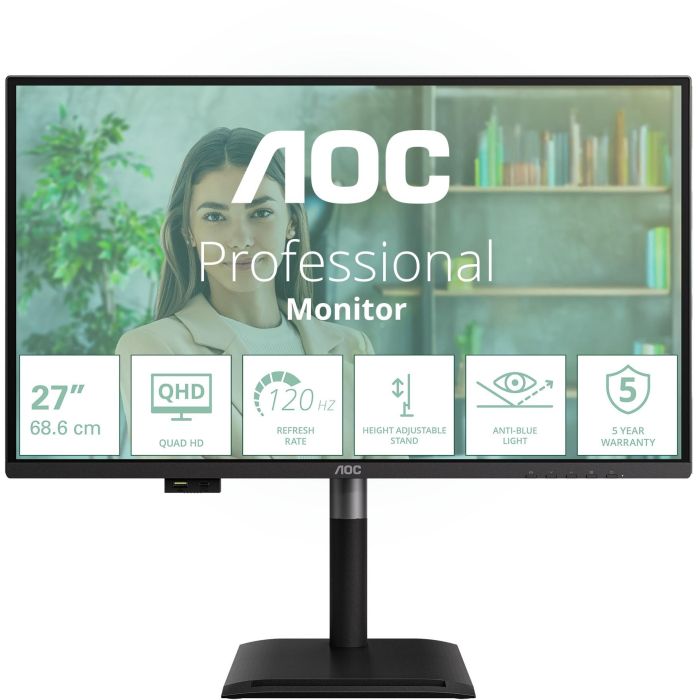 AOC 68,6cm (27") Q27P4U 16:09 2xHDMI+DP+USB Lift black 1 AOC 68,6cm (27") Q27P4U 16:09 2xHDMI+DP+USB Lift black 1