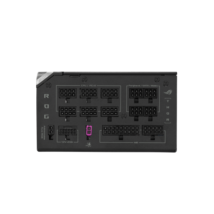 ASUS ROG THOR 1200P3-GAMING Fuente de Alimentación 1200W 80 PLUS Platinum ATX Negro - 90YE00V2-B0NA00 6
