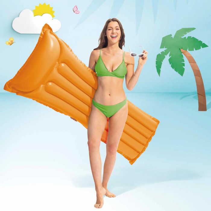 Intex 59703Eu Colchoneta Hinchable 183x69 cm con 2 cámaras de aire, parche de reparación, colores surtidos, +6 años 5 Intex 59703Eu Colchoneta Hinchable 183x69 cm con 2 cámaras de aire, parche de reparación, colores surtidos, +6 años 5