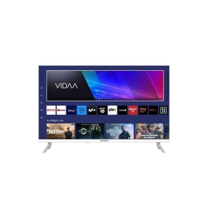 Grunkel LED-3225VDBLANCO Televisor Smart TV LED 32 pulgadas HD (1366x768) con Sistema VIDAA WiFi TDT T2 Satélite S2 USB PVR Blanco 0 Grunkel LED-3225VDBLANCO Televisor Smart TV LED 32 pulgadas HD (1366x768) con Sistema VIDAA WiFi TDT T2 Satélite S2 USB PVR Blanco 0