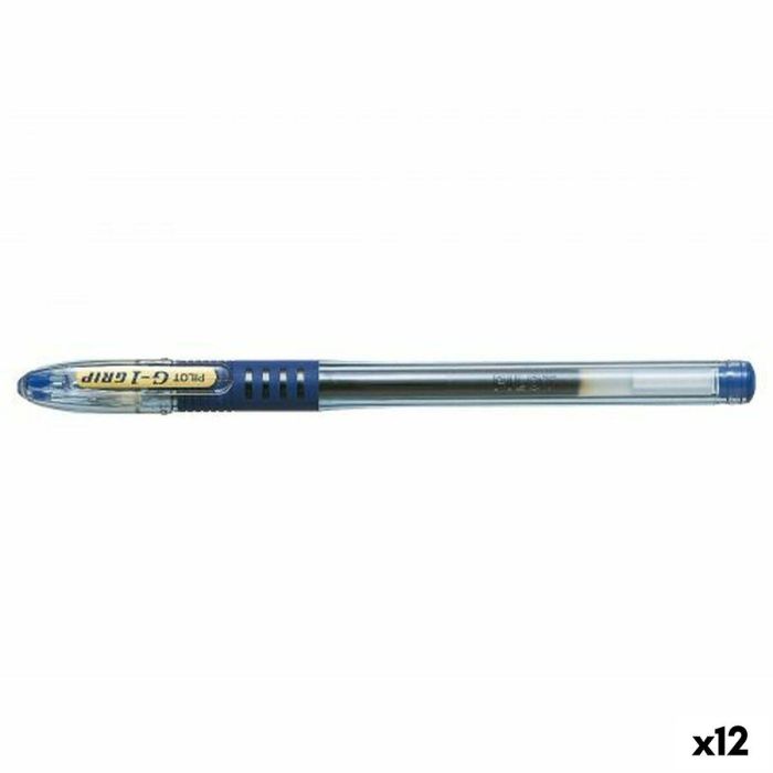 Bolígrafo de gel Pilot G1 Grip Azul 0,32 mm (12 Unidades) Bolígrafo de gel Pilot G1 Grip Azul 0,32 mm (12 Unidades)
