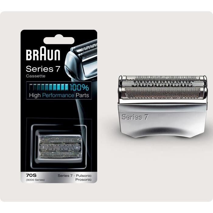 Braun 70S 7/Pu Recambio Cassette Rejilla y Cuchillas para Afeitadoras Serie 7 Pulsonic Negro 0 Braun 70S 7/Pu Recambio Cassette Rejilla y Cuchillas para Afeitadoras Serie 7 Pulsonic Negro 0