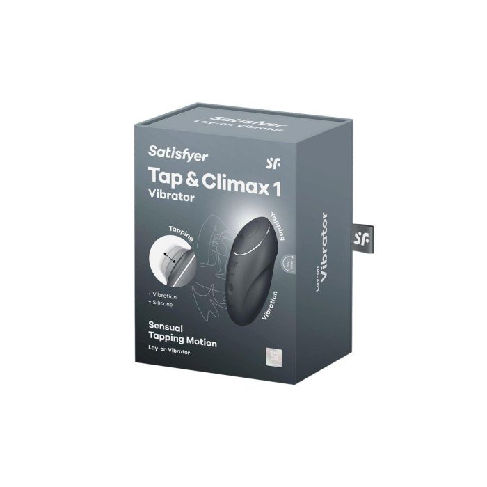 Satisfyer Tap climax 1 sensual tapping lay-on vibrador gris 3 Satisfyer Tap climax 1 sensual tapping lay-on vibrador gris 3
