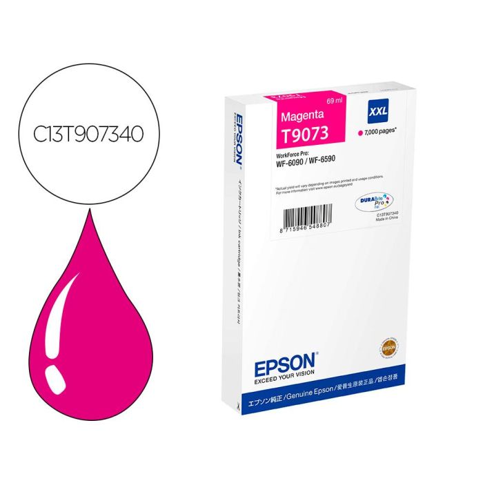 Cartucho de Tinta Original Epson C13T90734N Magenta