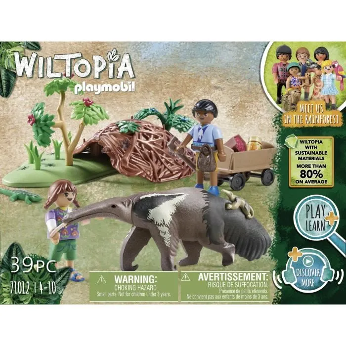 Playmobil Wiltopia Cuidado del Oso Hormiguero 13032818 Edad minima recomendada: 0 meses 5
