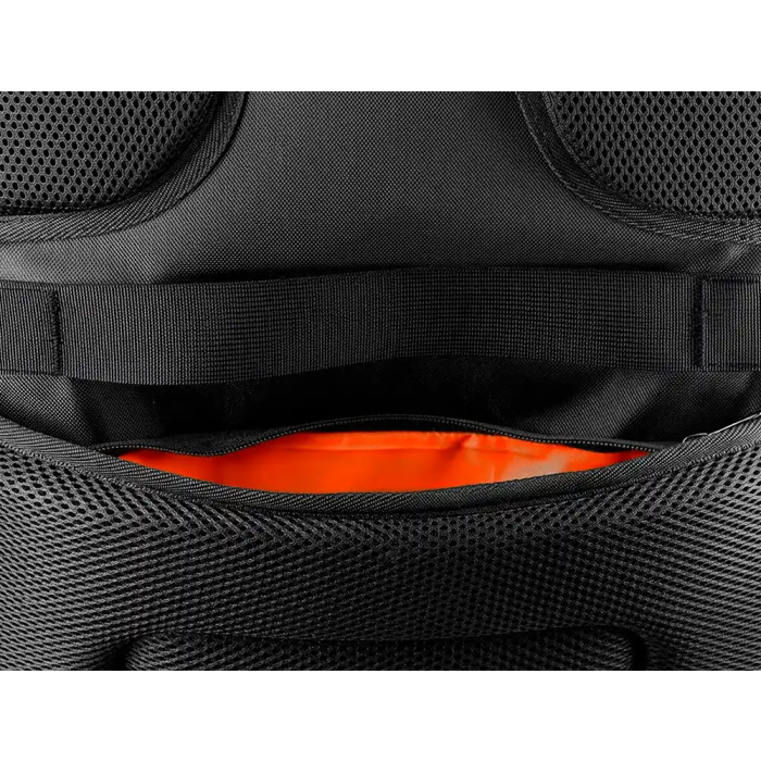 Antartik Mochila Volt Verde Militar, 5 Compartimentos, 23L, 450x180x330 mm, Interior Naranja, Repelente al Agua 10