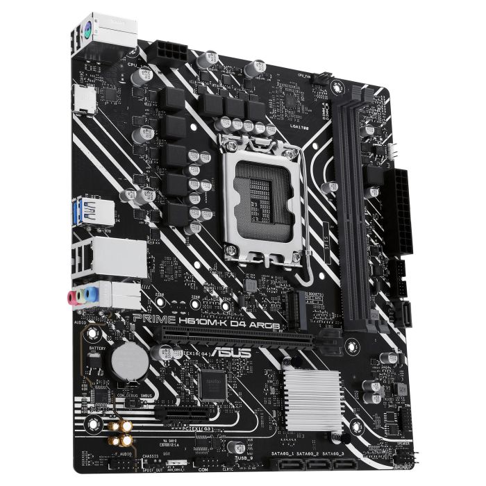 ASUS PRIME H610M-K D4 ARGB Placa Base Intel LGA 1700 DDR4 mATX 3 ASUS PRIME H610M-K D4 ARGB Placa Base Intel LGA 1700 DDR4 mATX 3