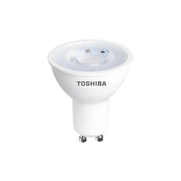 Toshiba Bombilla LED GU10 7W 6500K Dimmable, Luz Blanca Fria, Blister