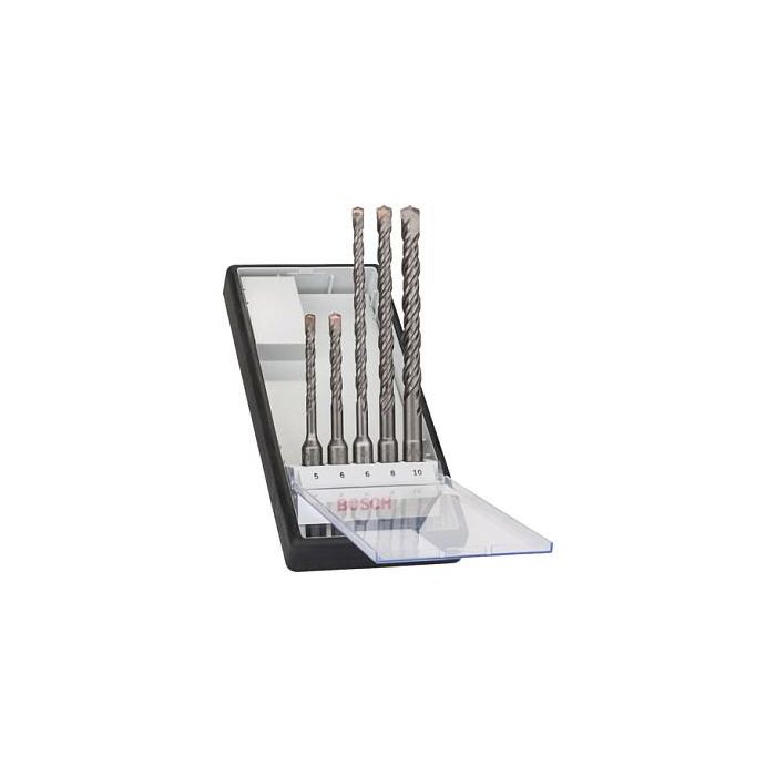 Bosch 2 607 019 927 - Martillo Perforador SDS Plus, 5 Brocas (5.0-10.0mm) para Ladrillo, Concreto, Piedra - 5tlg. Robust Line Set 0 Bosch 2 607 019 927 - Martillo Perforador SDS Plus, 5 Brocas (5.0-10.0mm) para Ladrillo, Concreto, Piedra - 5tlg. Robust Line Set 0