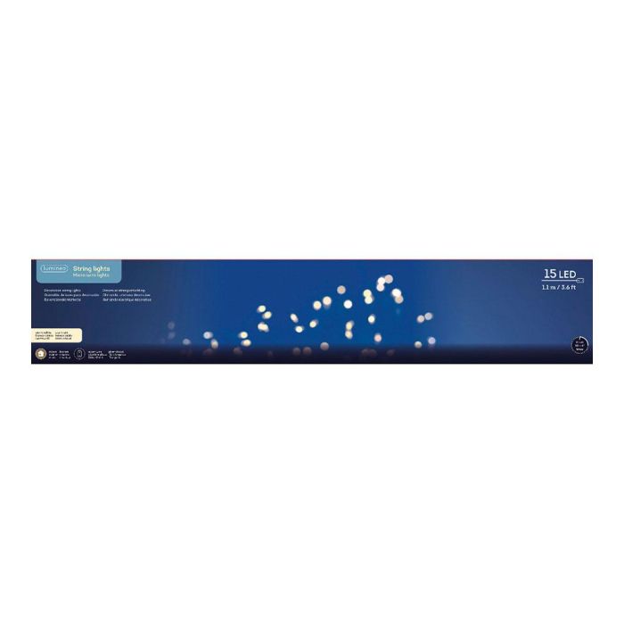 Null Guirnalda 15 microled 110cm, luz cálida, interior, con programador, modelos surtidos 4