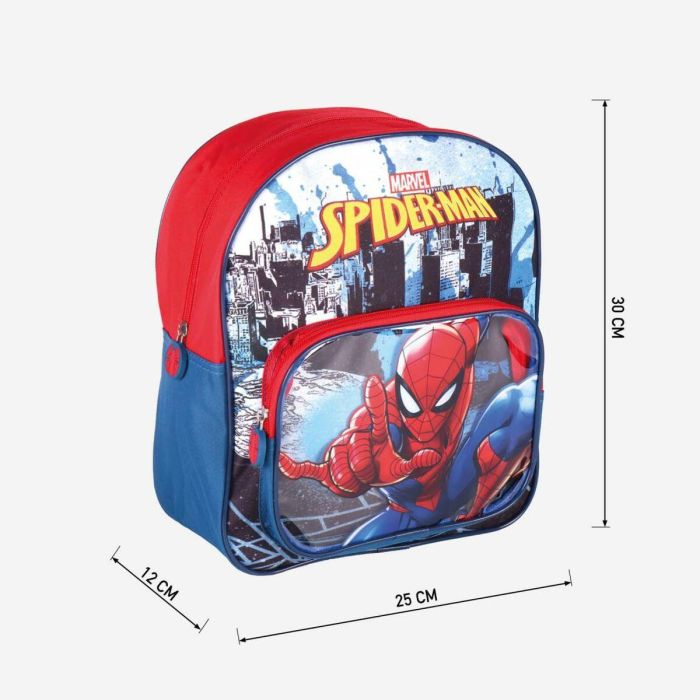 Mochila Escolar Spider-Man Rojo 25 x 30 x 12 cm 7