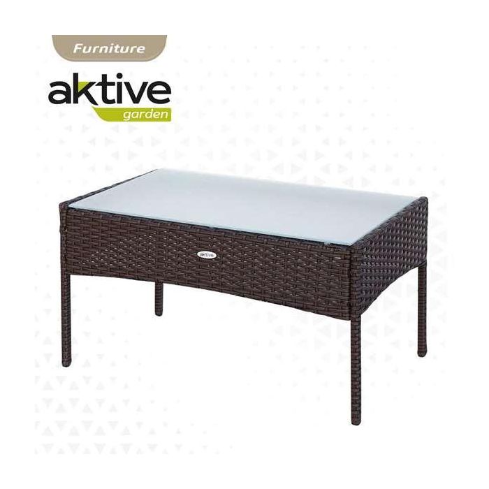 Conjunto de sofá(104x58x84 cm) + 2 sillones (57,5x58x84 cm) + mesa (71x41x39 cm) aktive 1 Conjunto de sofá(104x58x84 cm) + 2 sillones (57,5x58x84 cm) + mesa (71x41x39 cm) aktive 1