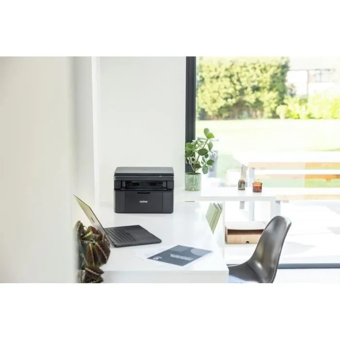 Brother DCP-L1640W Equipo Multifunción Láser Monocromo Negro, Impresión, Escaneado, Copia, WiFi, USB