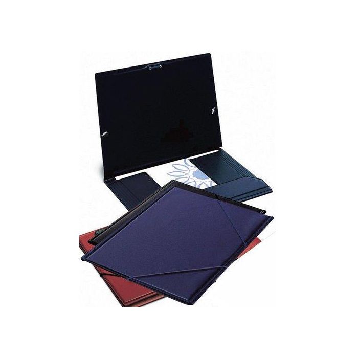 Carpeta De Gomas Y Bolsa Iberplas Pvc Fº Negro