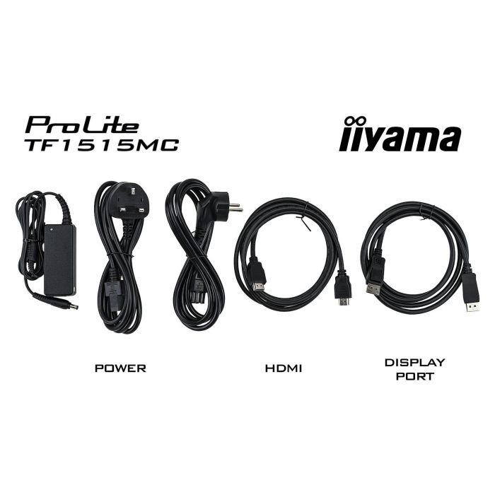 Iiyama ProLite TF1515MC-B2 Monitor Pantalla Táctil 15" LED Negro Multi-touch 1024 x 768 Iiyama ProLite TF1515MC-B2 Monitor Pantalla Táctil 15" LED Negro Multi-touch 1024 x 768