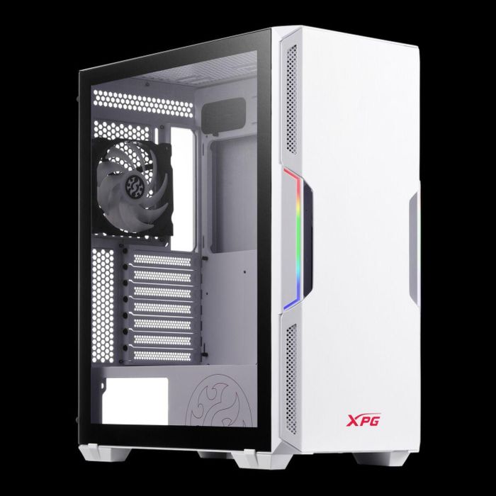 XPG Starker Caja PC ATX Blanca con Ventana Lateral de Vidrio Templado, 5 Ventiladores Frontales y Soporte 2.5/3.5" 3 XPG Starker Caja PC ATX Blanca con Ventana Lateral de Vidrio Templado, 5 Ventiladores Frontales y Soporte 2.5/3.5" 3
