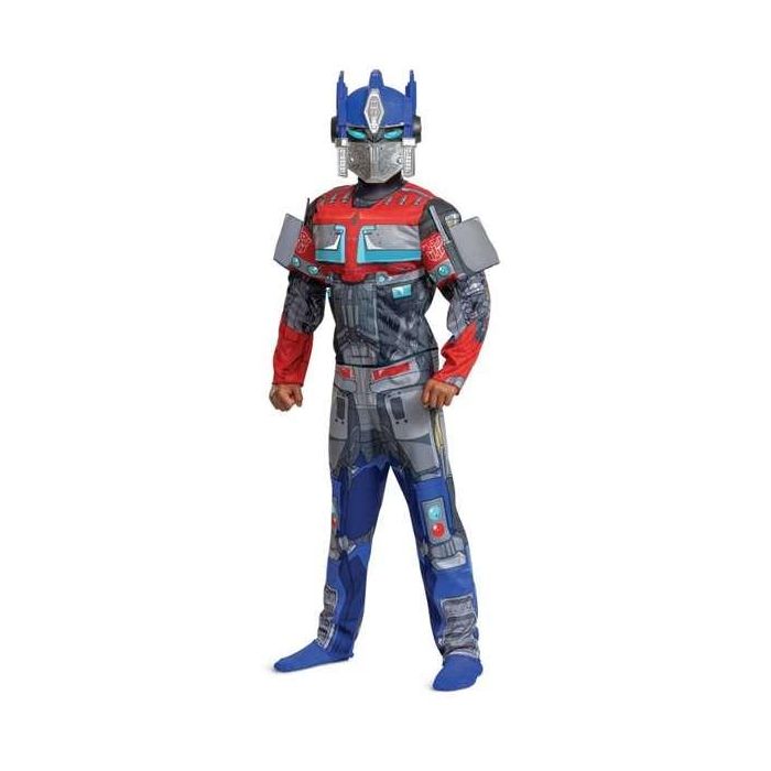 Disfraz Hasbro Transformers Optimus Prime Musculo Classic Talla 4-6 Años