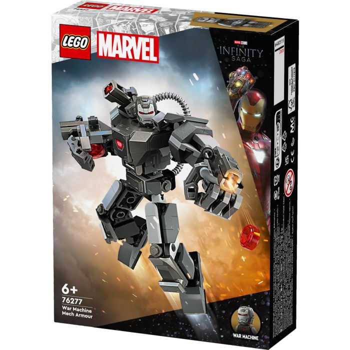 LEGO 76277 Máquina de Guerra Marvel Armadura Robótica, Robot de Construcción de Superhéroes Articulado con Minifigura y 3 Cañones 10 LEGO 76277 Máquina de Guerra Marvel Armadura Robótica, Robot de Construcción de Superhéroes Articulado con Minifigura y 3 Cañones 10