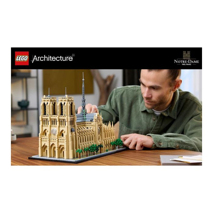 Lego Architecture 21061 Notre-Dame de Paris Set de Construcción para Adultos 24