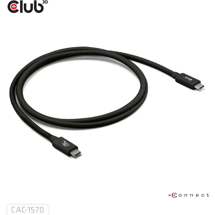 Club3D Kabel USB-C 80Gbps zertifi. PD240W/8K240Hz 1.2m St/St 6