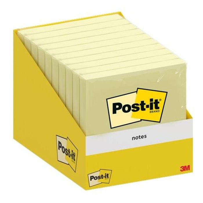 Notas Adhesivas Post-it Amarillo 76 x 76 mm 10 Piezas (40 unidades) 1 Notas Adhesivas Post-it Amarillo 76 x 76 mm 10 Piezas (40 unidades) 1