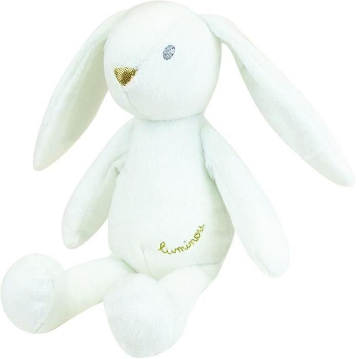 JEMINI Luminou Conejo blanco Peluche natural luminoso que funciona sin batería +/- 20 cm 3 JEMINI Luminou Conejo blanco Peluche natural luminoso que funciona sin batería +/- 20 cm 3