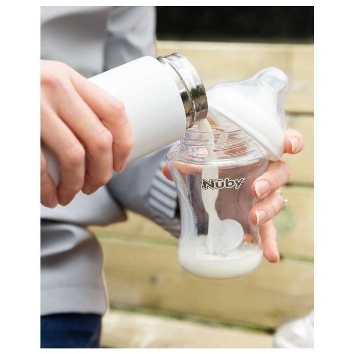 Nuby NUB0370797301308 RapidCool™ Preparación Biberón Listo en 2 Minutos Blanco 4