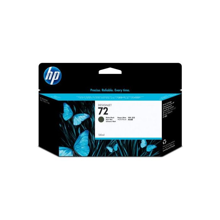 HP C9403A Cartucho de tinta DesignJet 72 negro mate 130 ml para T610, T620, T770, T1100, T1200, T2300, T790, T1300
