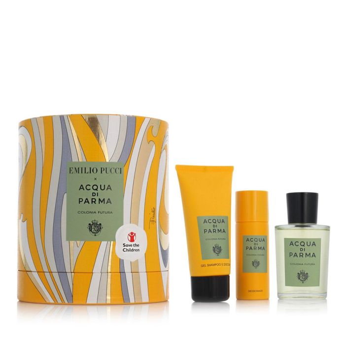 Set de Perfume Unisex Acqua Di Parma 3 Piezas Colonia Futura Set de Perfume Unisex Acqua Di Parma 3 Piezas Colonia Futura
