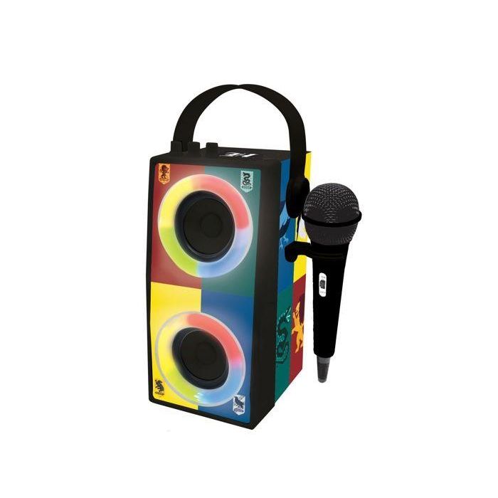 Lexibook Altavoz Bluetooth Portátil Karaoke Harry Potter con Micrófono, Luces, USB, Micro SD y Batería Recargable Lexibook Altavoz Bluetooth Portátil Karaoke Harry Potter con Micrófono, Luces, USB, Micro SD y Batería Recargable