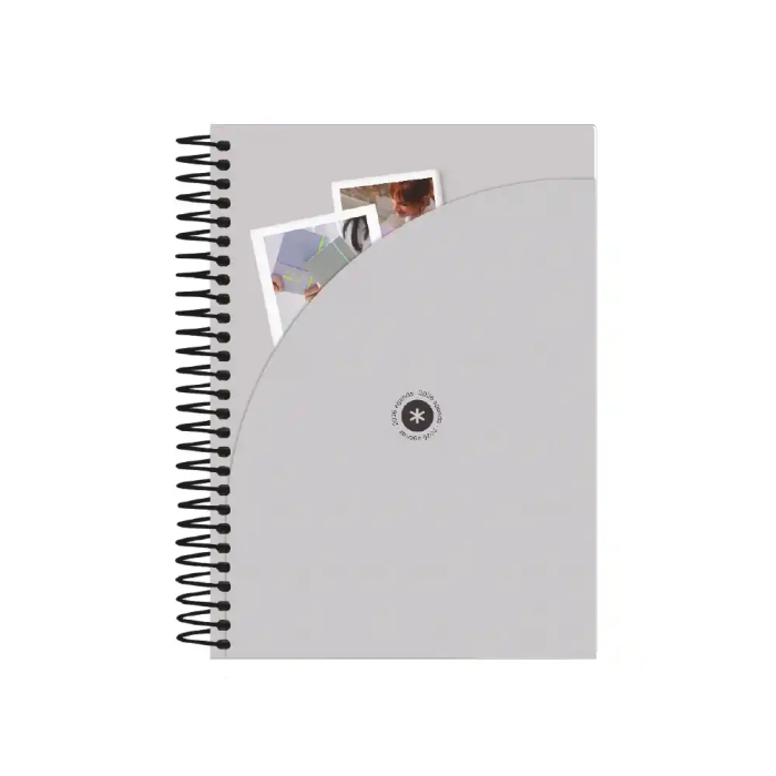 Antartik Agenda Espiral Manifest A5+ 2026 Día Página Negro Papel 80g FSC 2