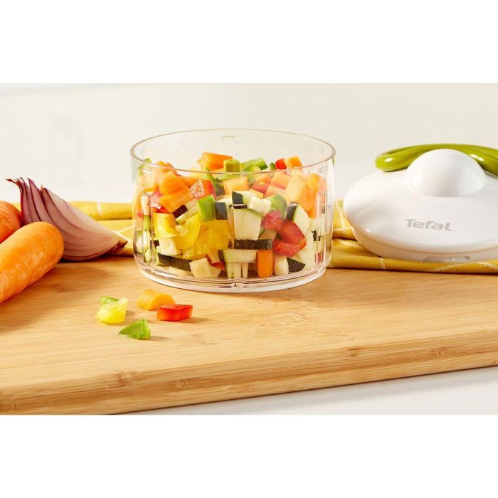 Mini Picadora Manual con Cuerda Tefal K1330404 Blanco Acero Inoxidable Plástico 12