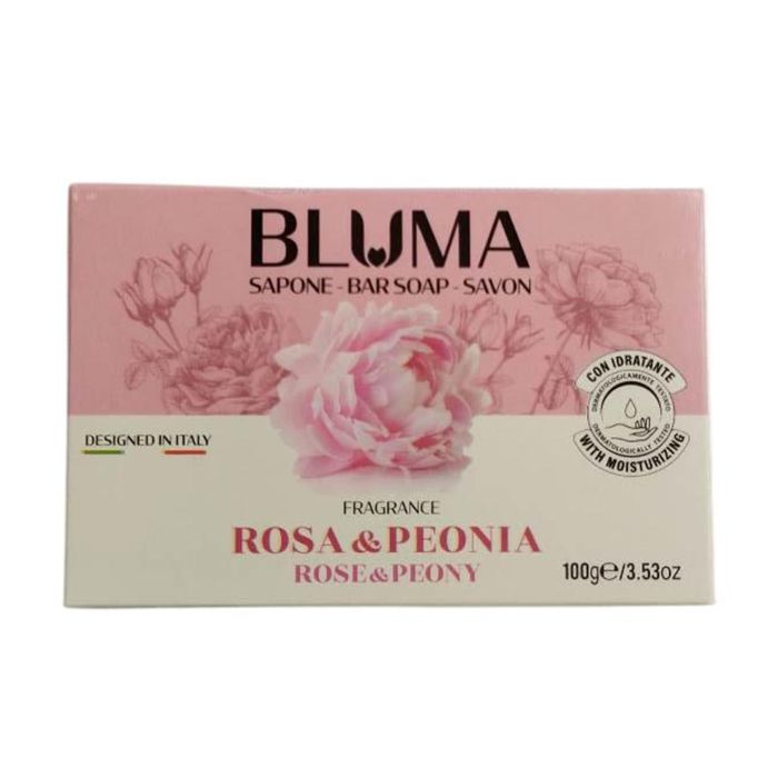 BLUMA Jabón en Barra Fragancia Rosa Peonía para Mujer 100ml
