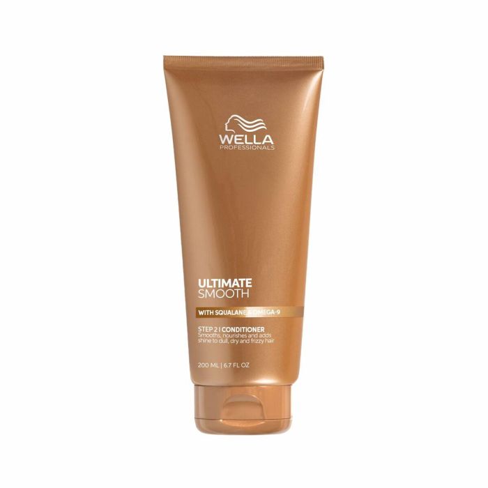 Wella Professionals Ultimate Smooth Acondicionador 200 ml - Hidratación Intensa, Cabello Suave y Radiante