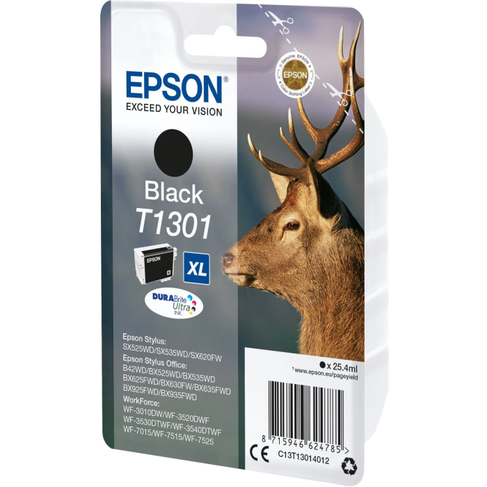 Epson Stylus SX525WD/620FW/ Office B42WD/ 525WD/625FWD/925FWD Cartucho Negro 1 Epson Stylus SX525WD/620FW/ Office B42WD/ 525WD/625FWD/925FWD Cartucho Negro 1