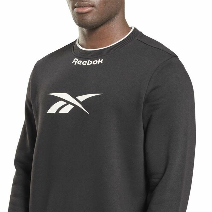 Sudadera con Capucha Hombre Reebok RI Arch Logo Vector Blanco Negro M 2 Sudadera con Capucha Hombre Reebok RI Arch Logo Vector Blanco Negro M 2