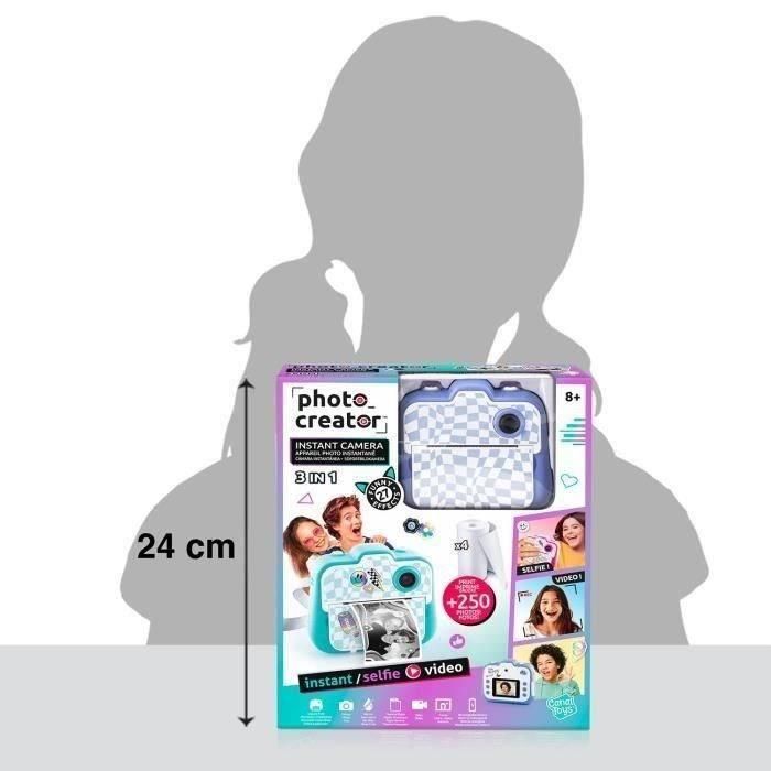 Canal Toys CLK 057/CTCLK057 - Cámara instantánea Creator para niños, impresión instantánea, color azul 4