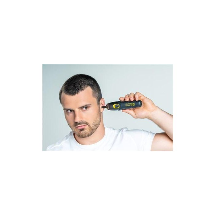 Wahl 09893-0460 Multigroomer con/sin cable, recortadora nariz, orejas y cejas, Extreme Grip Advanced, 4 cabezales, 8 peines 14