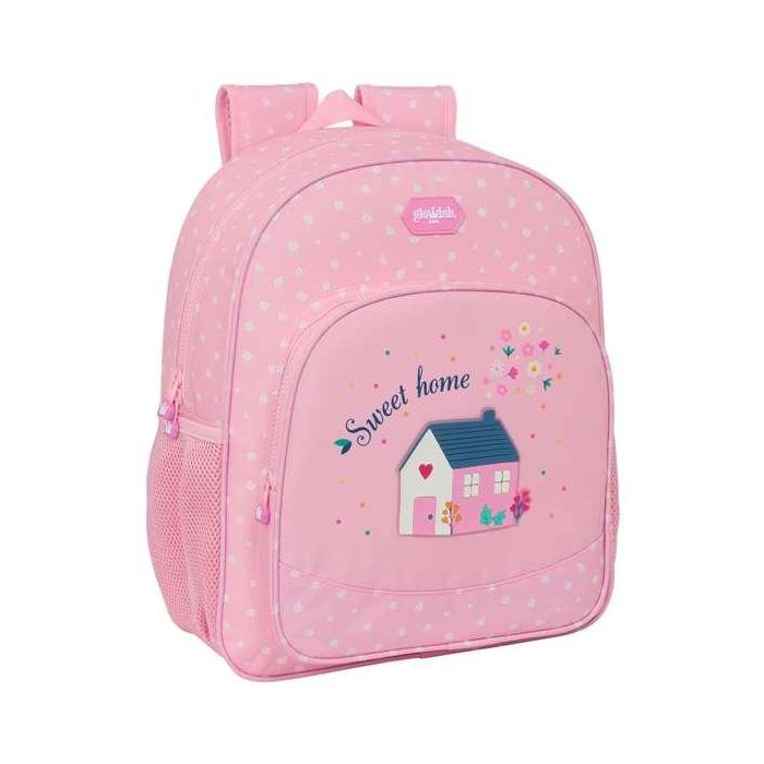 Mochila junior adaptable carro reciclado glowlab kids sweet home 32x38x12 cm 3