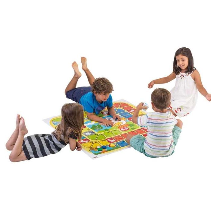 Cayro Juego de la Oca Gigante para Suelo 100x100 cm, Plástico, +2 Jugadores, Edad Mínima 3 Años 2 Cayro Juego de la Oca Gigante para Suelo 100x100 cm, Plástico, +2 Jugadores, Edad Mínima 3 Años 2