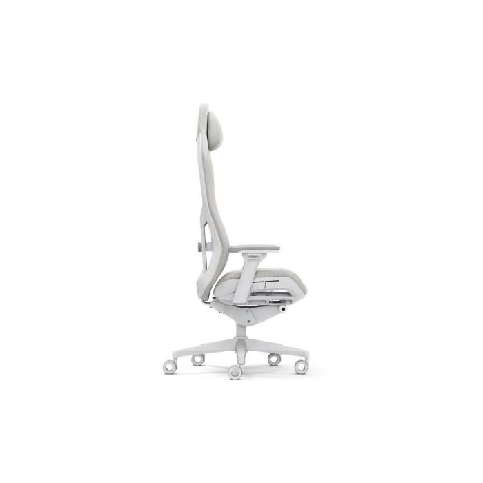 Fractal Design FD-CH-RE1M-02 Silla para videojuegos de PC Asiento acolchado Reposabrazos 4D Altura Ajustable Blanco