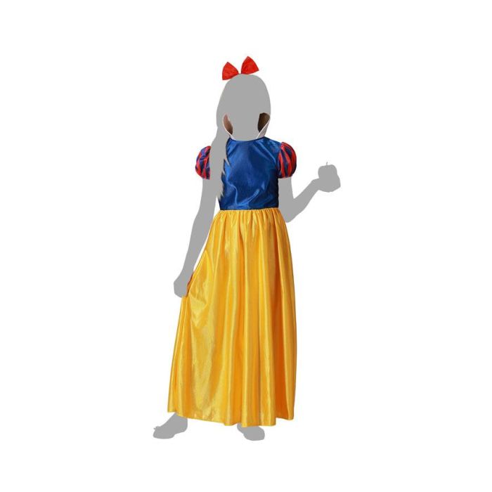 Disfraz Princesa De Cuento Niña Infantil Amarillo 5-6 Años Fantasía