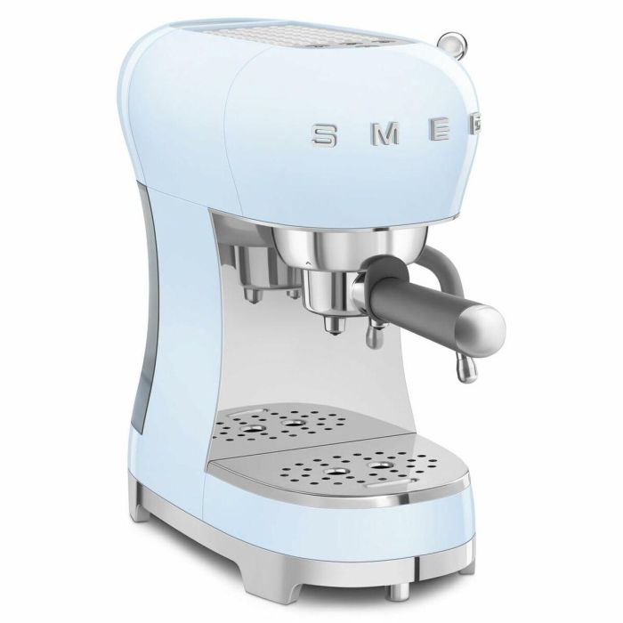 Cafetera Express de Brazo Smeg ECF02PBEU Azul 1,1 L 2 Cafetera Express de Brazo Smeg ECF02PBEU Azul 1,1 L 2