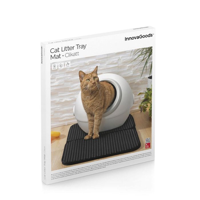 Alfombra para Arenero de Gatos Clikatt InnovaGoods 1
