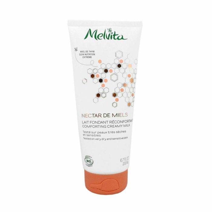 Melvita Nectar de Miels Leche Desmaquillante Confort Bio con Miel para Pieles Sensibles - Limpia, Calma e Hidrata Suavemente 200 ml Melvita Nectar de Miels Leche Desmaquillante Confort Bio con Miel para Pieles Sensibles - Limpia, Calma e Hidrata Suavemente 200 ml