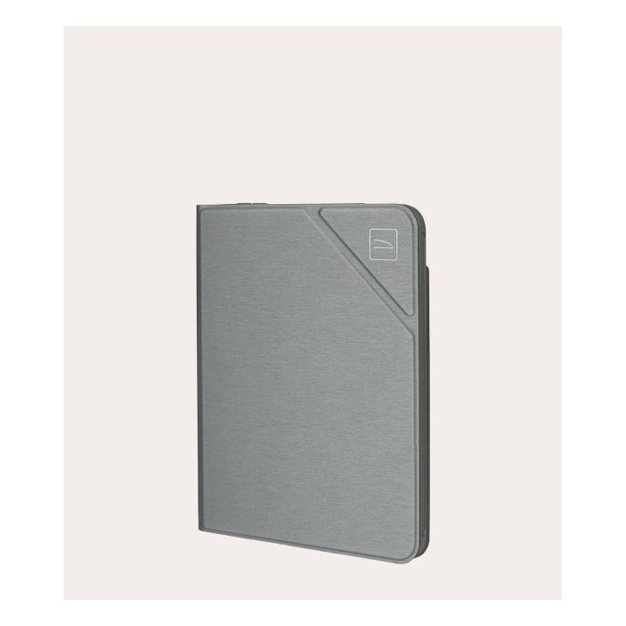 Tucano Metal Folio Hartschalencase para iPad mini 6th Gen (8.3") con Portabolígrafo, Gris Espacial